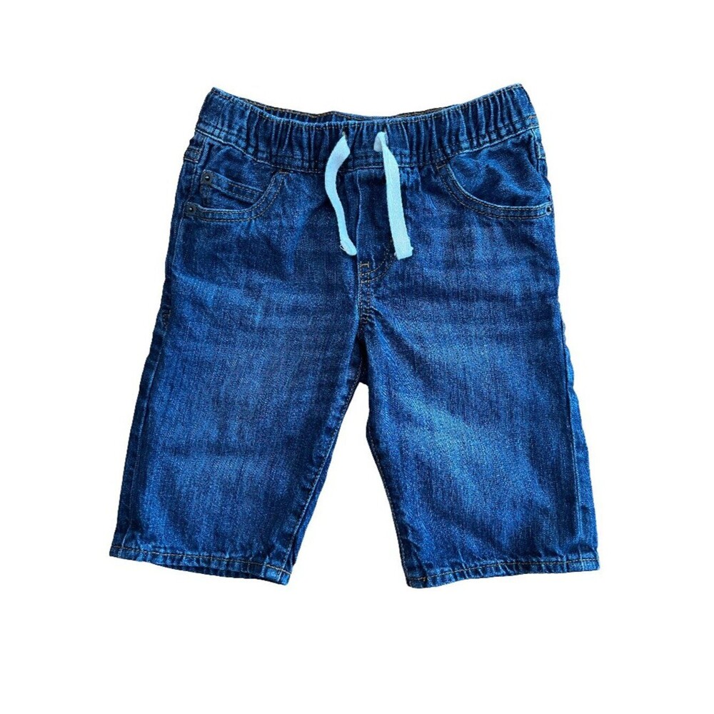 Gap Boys Denim 100% Cotton Tie Waist Jean Shorts Size S 6-7
